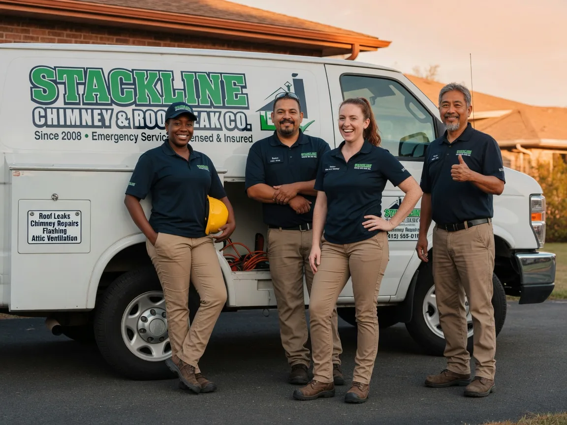 Chimney flashing repair company in Tangier, VA